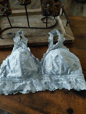 NWOT Sexy Maurices Blue Lace Small Gorgeous Feminine Bralette